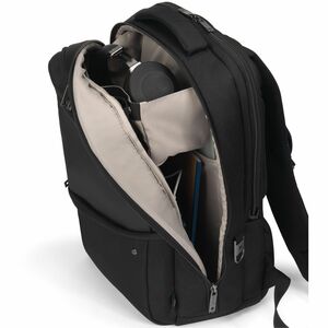 Dicota FIVE Carrying Case (Backpack) for 35.6 cm (14") to 40.6 cm (16") Notebook - Black - RFID Resistant - 900D Polyethyl