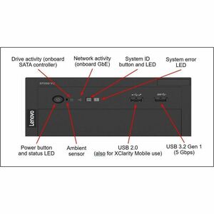 Lenovo ThinkSystem ST250 V3 7DCE100FEA Tower Server - 1 x Intel Xeon 6353P 2,70 GHz - 32 GB RAM - 1,88 TB SSD - (2 x 960GB