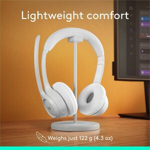 Auriculares Logitech Zone Inalámbrico Sobre la cabeza Estéreo - Blanco - Binaural - Supra-aural - 3000cm - Bluetooth - 50H