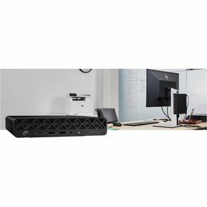 HP ProDesk 4 G1i Desktop Computer - Intel Core Ultra 7 265T - 32 GB - 512 GB PCI Express NVMe SSD - Mini PC - Jack Black -