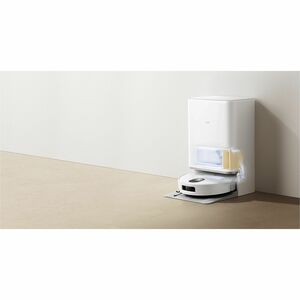 MI OV31GL Cordless Robot Vacuum Cleaner - White - 2.50 L Dust Capacity - 4 L Water Tank Capacity - Brush, Mop Pad - Carpet