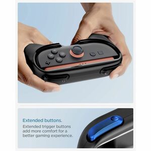 Spigen Case for Nintendo Gaming Console - Black - 2 / Pack - Scratch Resistant - Silicone