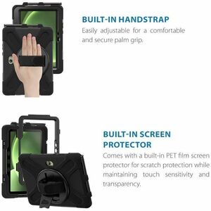 Strike Rugged Carrying Case Samsung Galaxy Tab Active5 Pro Tablet - Drop Resistant, Scratch Resistant, Disinfectant Resist