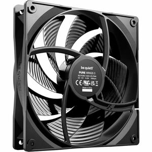 be quiet! Pure Wings 3 3 Pack Cooling Fan - Multimedia System, PC, Radiator - 140 mm Maximum Fan Diameter - 3 x Fan(s) - 1