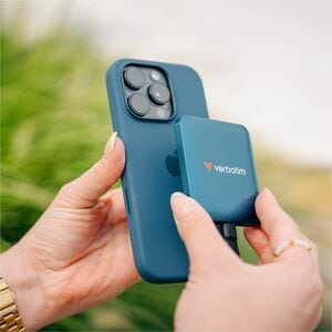 Verbatim SnapBack 1 TB Portable Solid State Drive - External - Blue Metallic - Smartphone, Desktop PC, MAC Device Supporte