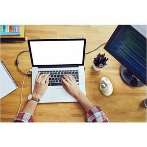 Kensington Pro Fit™ Ergo TB550 Trackball - Optical - Wireless - Bluetooth/Radio Frequency - 2.40 GHz - Rechargeable - Whit