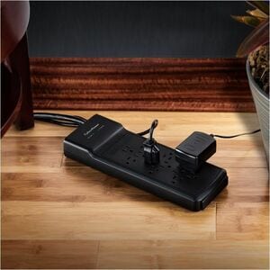 CyberPower CSB1206 Essential 12 - Outlet Surge Protector with 3600 J Surge Suppression - Clamping Voltage 800V, 6 ft Cord,
