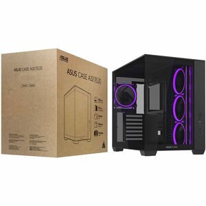 ASUS A32 PLUS Black ATX case offers support for 360mm radiators and 420mm graphics cards with Black or White color options
