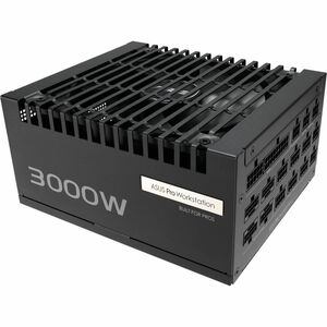 ASUS Pro WS 3000W Platinum PSU delivers exceptional voltage stability and advanced power delivery for professionals suppor