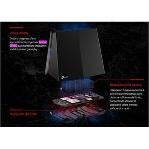 Routeur sans fil TP-Link Archer GE550 - Wi-Fi 7 - Ethernet - Triples Bandes - 2,40 GHz Bande ISM - 6 GHz Bande UNII - 1,13