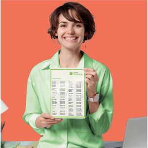 Leitz iLAM Laminating Pouch - Sheet Size Supported: A4 - Laminating Pouch/Sheet Size: 303 mm Width x 100 µm Thickness - Gl