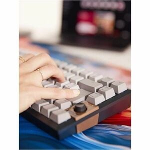 CHERRY G80-3960 Keyboard - Compact - Wired/Wireless Connectivity - USB Type C Interface - LED - English (UK) - Black - MX2