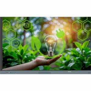 BenQ Board Essential RE7504 1905 mm 4K UHD LCD Collaboration Display - ARM Cortex A73 + A53 - 8 GB - Infrared (IrDA) - Tou