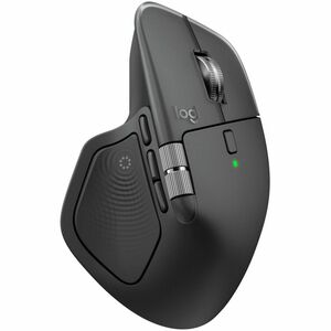 Logitech MX Master 4 鼠标 - 蓝牙/射频 - C型 USB, A 型 USB - 暗视野 - 8 按钮 - 珍珠白 - 无线 - 10 m - 2.40 GHz - 可充电 - 8000 dpi - 滚轮, 姆指旋轮