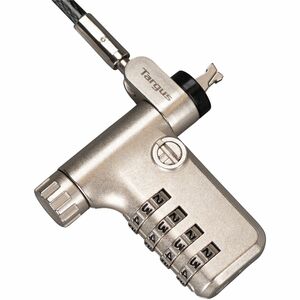 Targus DEFCON ASP106RGLXS Cable Lock For Notebook, Docking Station, Monitor - 1.98 m Cable - Resettable/Serialized - 4-dig