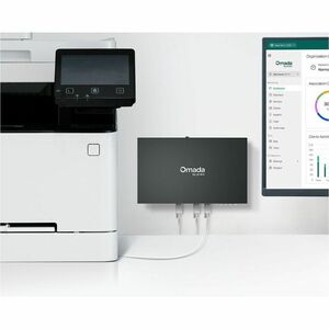 Omada 8-Port 2.5GBASE-T Easy Managed Switch with 2 10GE SFP+ Slots - 8 Ports - Manageable - Gigabit Ethernet, 2.5 Gigabit 