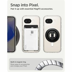 Spigen Ultra Hybrid Mag Case for Google Pixel 10a Smartphone - Clear White - Yellowing Resistant, Drop Resistant, Scratch 