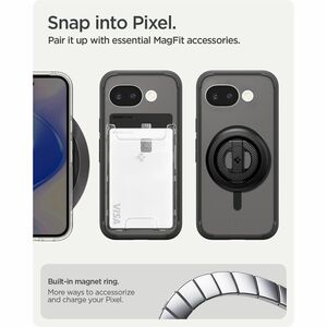 Spigen Ultra Hybrid Case for Google Pixel 10a Smartphone - Frost Black - Yellowing Resistant, Drop Resistant, Scratch Resi