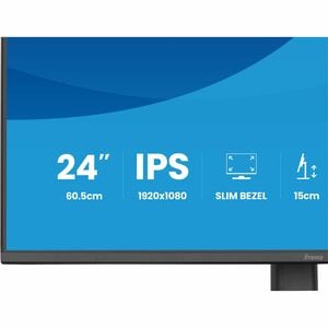 Moniteur LED iiyama ProLite XB2493HSU-B1 24" Classe Full HD - 16:9 - Noir mat - 60,5 cm (23,8") Viewable - Technologie IPS