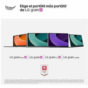 LG gram 16ZD90T-G.AX88B 40.6 cm (16") Notebook - WQXGA - Intel Core Ultra 7 255H - 32 GB - 1 TB SSD - Spanish Keyboard - B