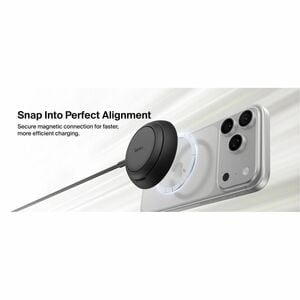 Belkin UltraCharge Induction Charger - Black - For iPhone - Input connectors: USB - Qi2 Certified, Magnetic, Fast Charging