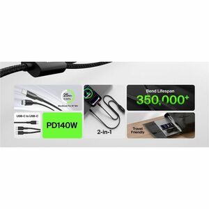 Belkin BoostCharge Pro 1,50 m USB-C Datentransferkabel - Cable for Smartphone, Notebook, Tablet, iPhone, iPad, MacBook Pro