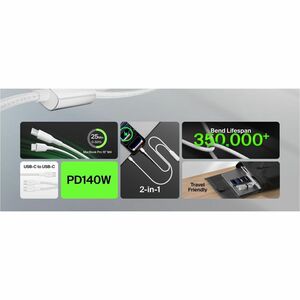 Belkin BoostCharge Pro 1,50 m USB-C Datentransferkabel - Cable for Smartphone, Notebook, Tablet, iPhone, iPad, MacBook Pro
