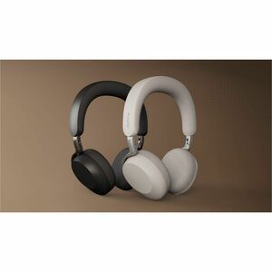 Jabra Evolve3 75, UC, Link390a USB-A Dongle, Black, with Wireless Charger Pad