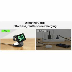 Belkin UltraCharge Induction Charger - For iPhone - Input connectors: USB - Foldable