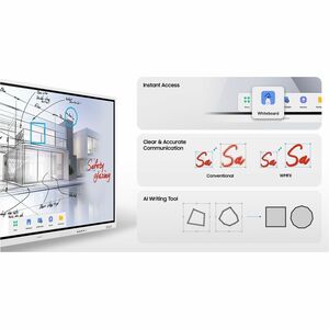 Samsung 75" The Flip WMFX 4K UHD - 75" LCD - Infrared - Touchscreen - 3840 x 2160 - 450 cd/m² - 4,000:1 Contrast Ratio - 2