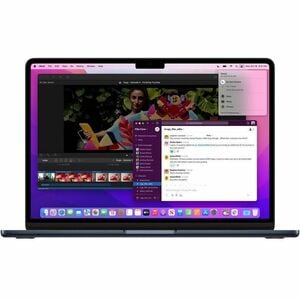 Apple MacBook Air MDHE4CH/A 34.5 cm (13.6") 笔记本电脑 - Apple - 16 GB - 512 GB SSD - 中文 键盘 - 午夜黑 - Apple M5 芯片 - 2560 x 1664 -