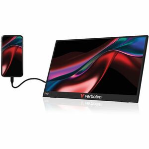 Verbatim Light 16" Class Full HD LCD Monitor - 16:9 - 15.6" Viewable - In-plane Switching (IPS) Technology - 1920 x 1080 -