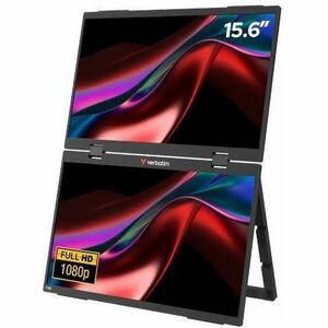 Verbatim LIGHT 16" Class LCD Touchscreen Monitor - 16:9 - 10 ms - 15.6" Viewable - Capacitive - 10 Point(s) Multi-touch Sc