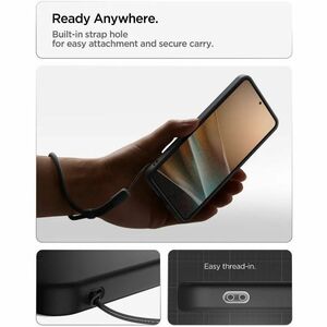 Spigen Thin Fit Case for Samsung Galaxy S26 Smartphone - Black - Scratch Resistant, Impact Absorbing, Impact Resistant, Sh