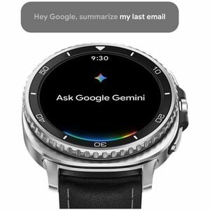 Samsung Galaxy Watch8 Classic SM-L500 Smart Watch - Rounded Square Case Shape - Black Body Color - Stainless Steel Body Ma