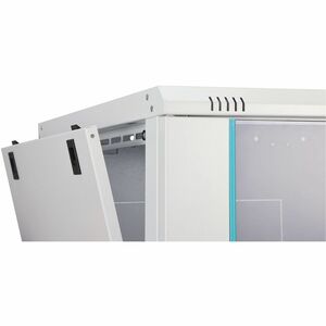 Digitus Dynamic-N 7U Wandmontierbar Geschlossener Schrank Rackschrank für Networking, Server - Hellgrau - Stahl, Glas, Ble