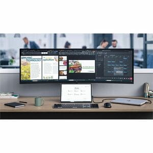 HP 514pn 14" Class WQXGA LED Monitor - 16:10 - Silver - 36.3 cm (14.3") Viewable - In-plane Switching (IPS) Black Technolo