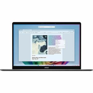 Prestige 16 AI+ C3MG - 16" 2.8K OLED - Ultra 7 355 - 32GB RAM (on-board) - 1TB SSD - Backlit KB - Wi-Fi 7 - Platinum Gray 