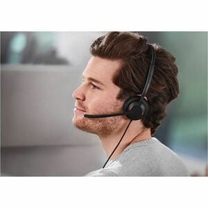 Jabra Engage 50 II Wired Over-the-head, On-ear Stereo Headset - Black - Microsoft Teams Certification - Binaural - Supra-a