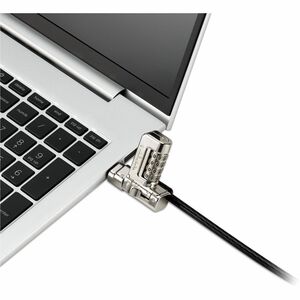 Kensington Universal Cable Lock For Notebook - 182.88 cm (72") Cable - Resettable - 4-digit - Combination Lock - Carbon St