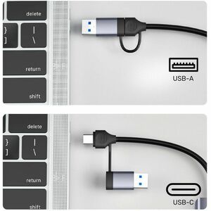 5-in-1 USB Hub with 3 Ports USB-A 5Gbps SD and Micro SD Card Reader UNITEK hook color box