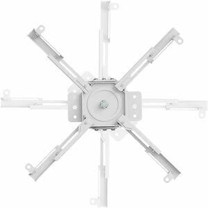 Neomounts CL25-550WH1 Ceiling Mount for Projector - White - Height Adjustable - 35 kg Load Capacity - Steel
