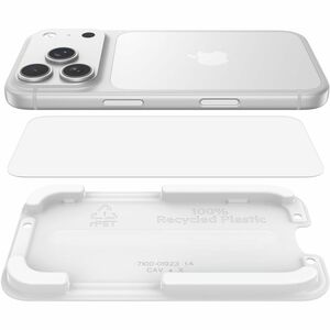 Belkin ScreenForce 9H UltraGlass Screen Protector for Apple iPhone 17 Pro - Clear - For OLED iPhone 17 Pro - Anti-microbia