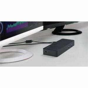 Kensington SD4843P USB 3.2 (Gen. 2) Typ C Docking Station für Notebook, Monitor, Smartphone - Ladefunktion - 135 W - Schwa
