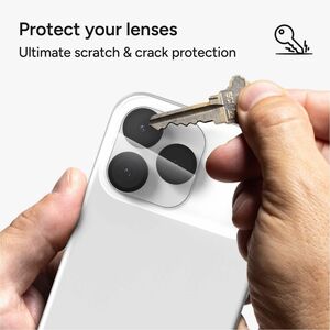 invisibleSHIELD Glass Elite Camera Lens Protector - Black - Tempered Glass