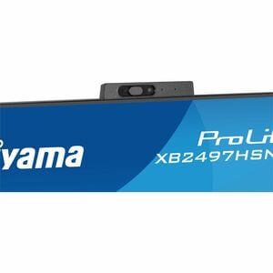 iiyama ProLite XB2497HSNH-B1 24" Class Webcam Full HD LED Monitor - 16:9 - Matte Black - 60.5 cm (23.8") Viewable - In-pla