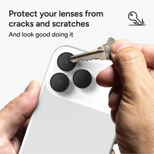 invisibleSHIELD Glass Elite Kamera-Objektivschutz - Schwarz - Gehärtetes Glas