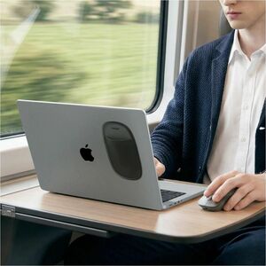 Spigen LD220 Notebook, Tablet, Universal, Backpack, Desk Mouse Holder - Polyurethane Leather, Plastic, MicroFiber - 1 - Bl