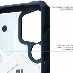 FUNDA UAG S25 ULTRA PTHFNDR CLR W/MAG BNDL BLUES LANYARD