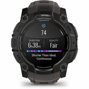 Garmin Instinct 3 Smart Watch - Metal Body Material - Polymer Case Material - 3.3 cm (1.3") - AMOLED Display - GPS - 960 H
